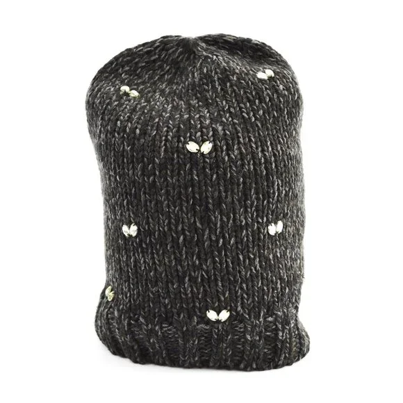 Aqua | Accessories | Aqua Rhinestone Knit Hat 6424 | Poshmark display picture 1